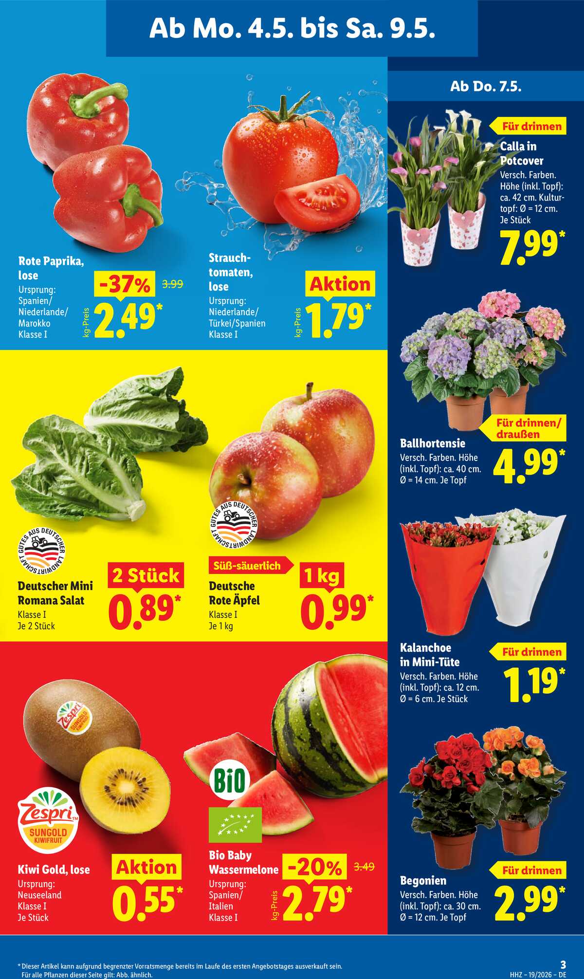 Leták Lidl Německo 4.5.-9.5.2026 strana 7