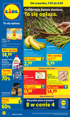 Leták Lidl Polsko 7.5.-9.5.2026 - Zpravodaj platný od 7.05 do 9.05