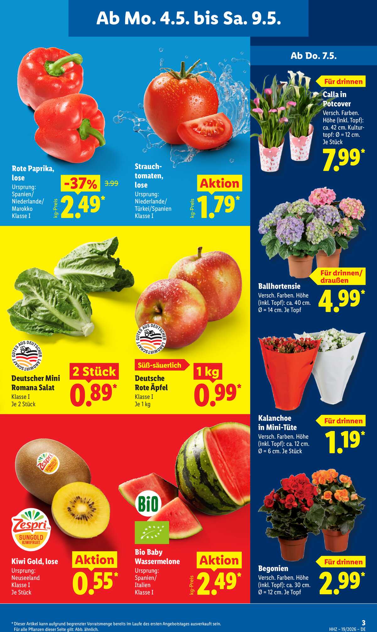 Leták Lidl Německo 4.5.-9.5.2026 strana 7
