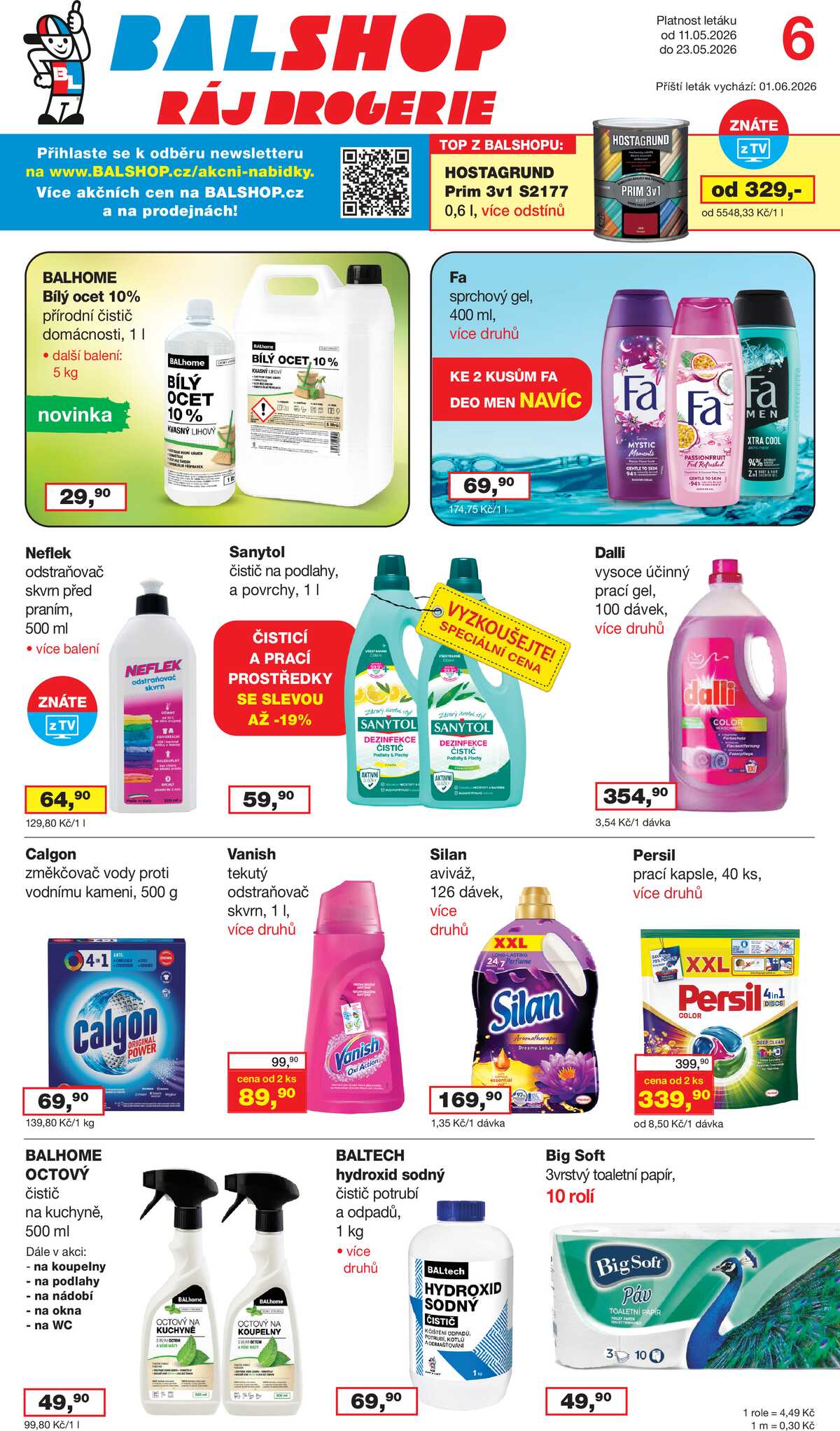 Ráj drogerie od 11.5. do 23.5.2026 strana 1