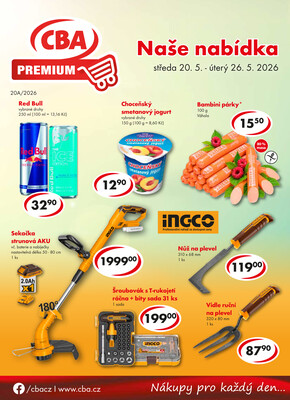 CBA Premium od 20.5. do 25.5.2026