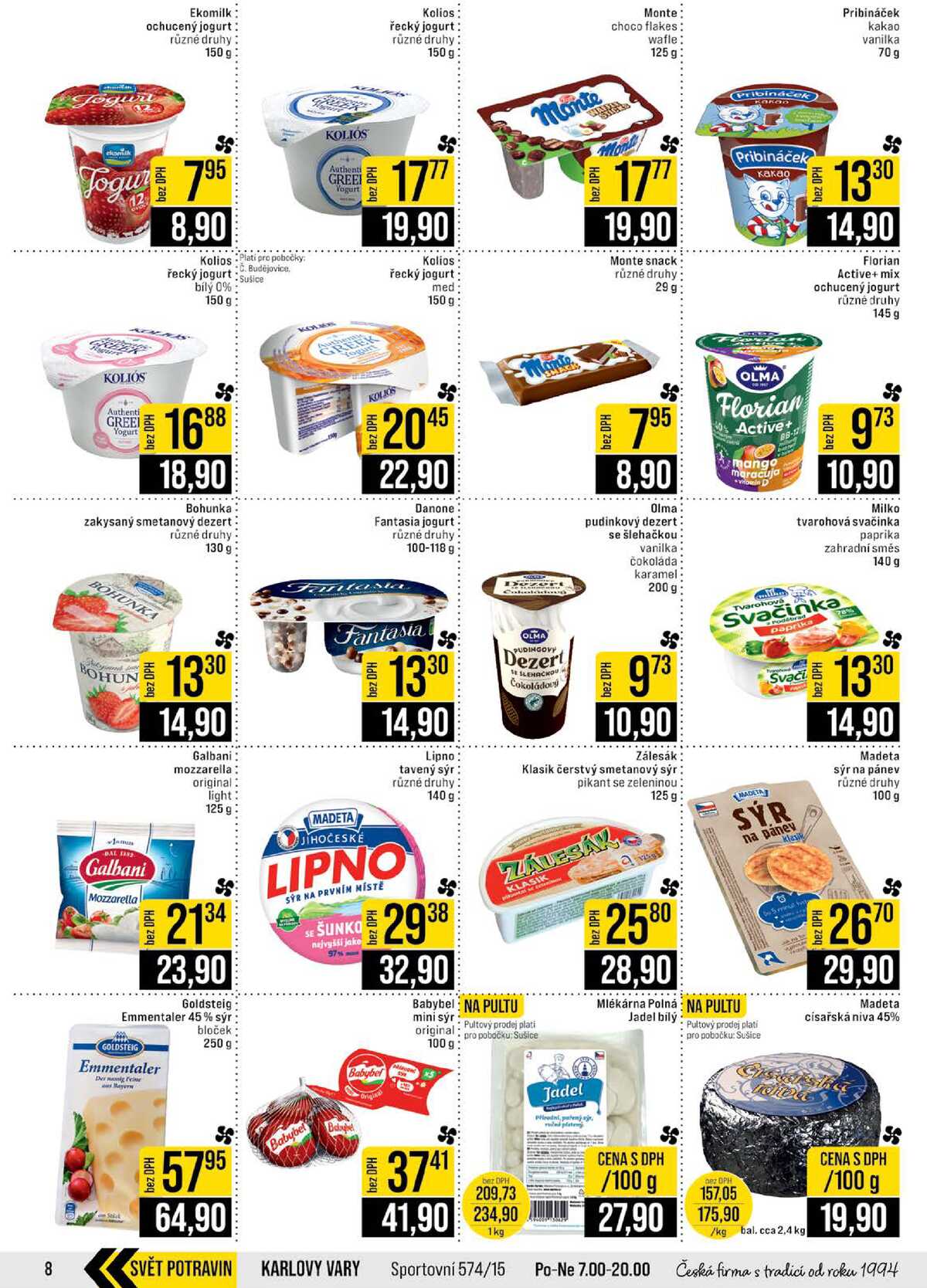 JIP Cash & Carry České Budějovice, Most, Náchod, Polička, Sušice a Svoboda nad Úpou od 6.5. do 12.5.2026 strana 8