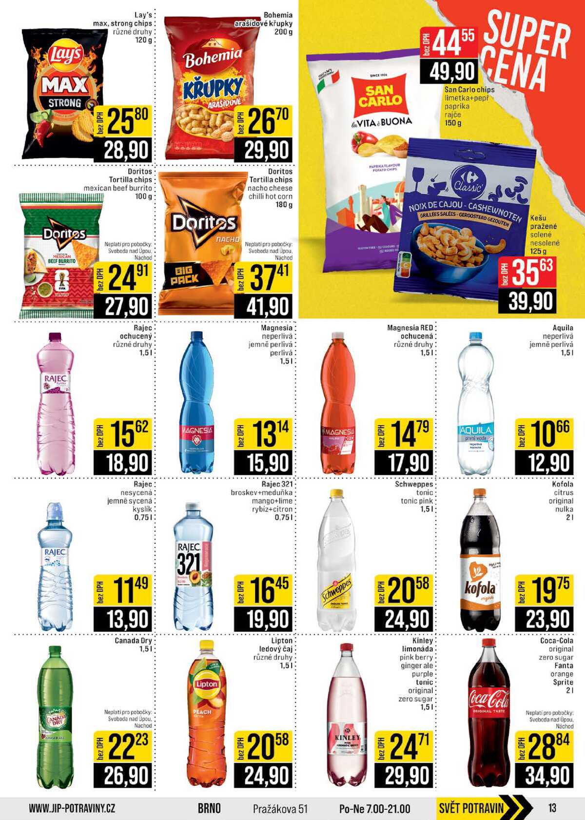 JIP Cash & Carry České Budějovice, Most, Náchod, Polička, Sušice a Svoboda nad Úpou od 6.5. do 12.5.2026 strana 13