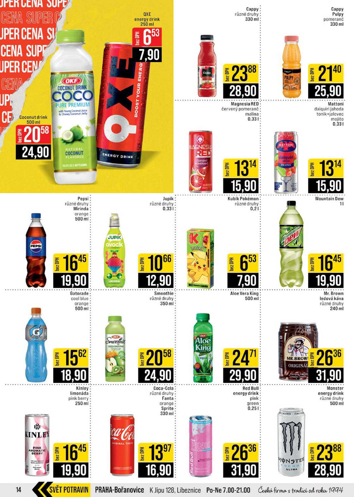 JIP Cash & Carry České Budějovice, Most, Náchod, Polička, Sušice a Svoboda nad Úpou od 6.5. do 12.5.2026 strana 14