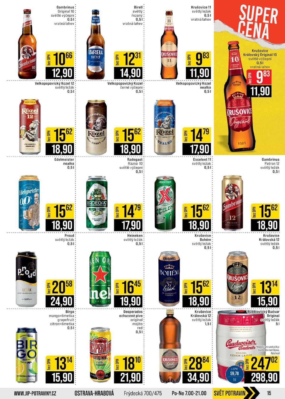 JIP Cash & Carry České Budějovice, Most, Náchod, Polička, Sušice a Svoboda nad Úpou od 6.5. do 12.5.2026 strana 15