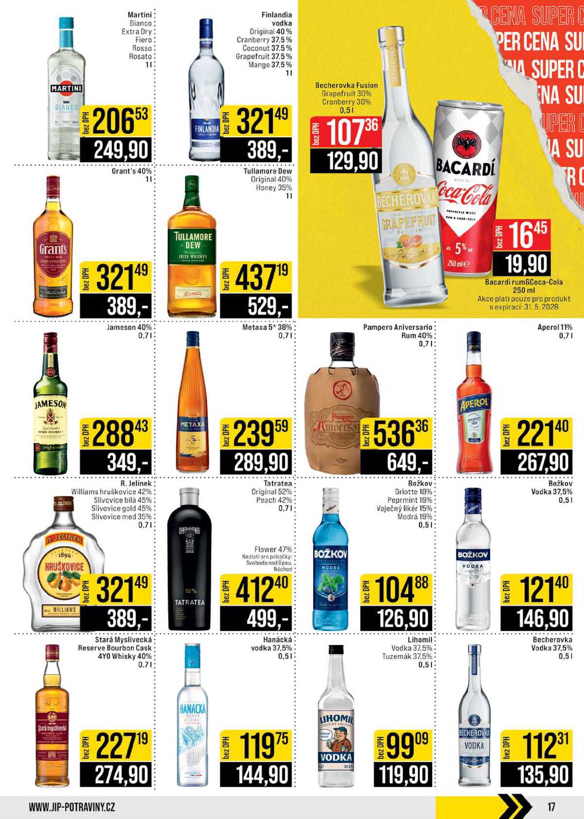 JIP Cash & Carry České Budějovice, Most, Náchod, Polička, Sušice a Svoboda nad Úpou od 6.5. do 12.5.2026 strana 17