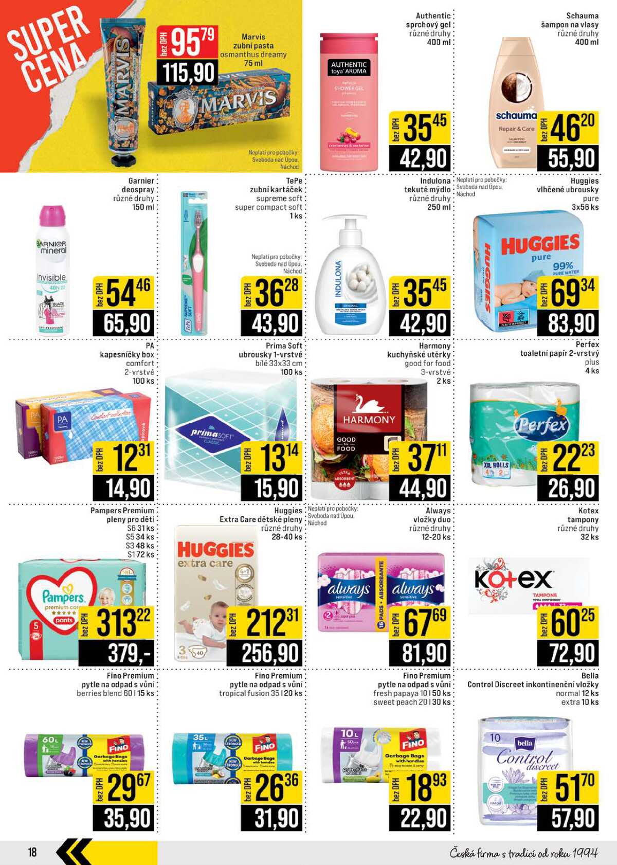 JIP Cash & Carry České Budějovice, Most, Náchod, Polička, Sušice a Svoboda nad Úpou od 6.5. do 12.5.2026 strana 18