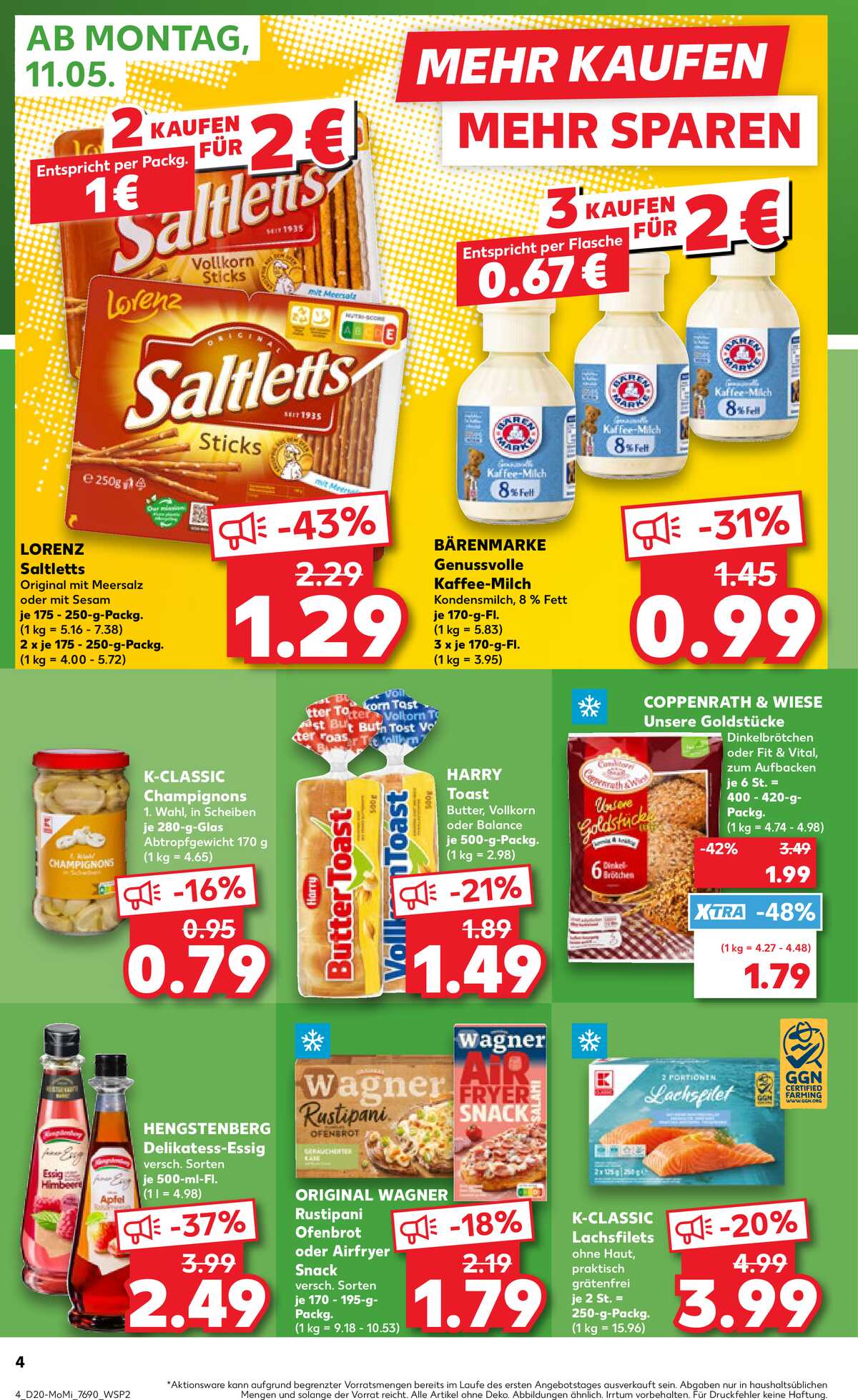 Leták Kaufland Německo 11.5.-13.5.2026 strana 4