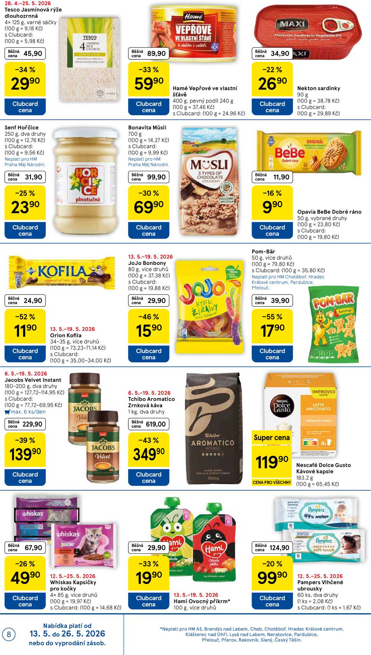 Tesco malé hypermarkety od 13.5. do 19.5.2026 strana 8