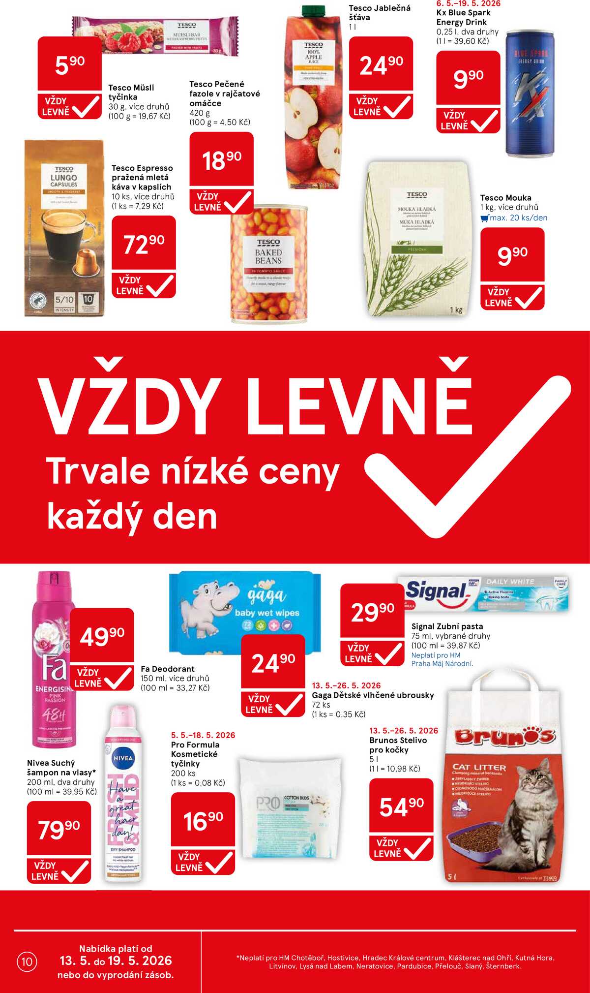 Tesco malé hypermarkety od 13.5. do 19.5.2026 strana 10