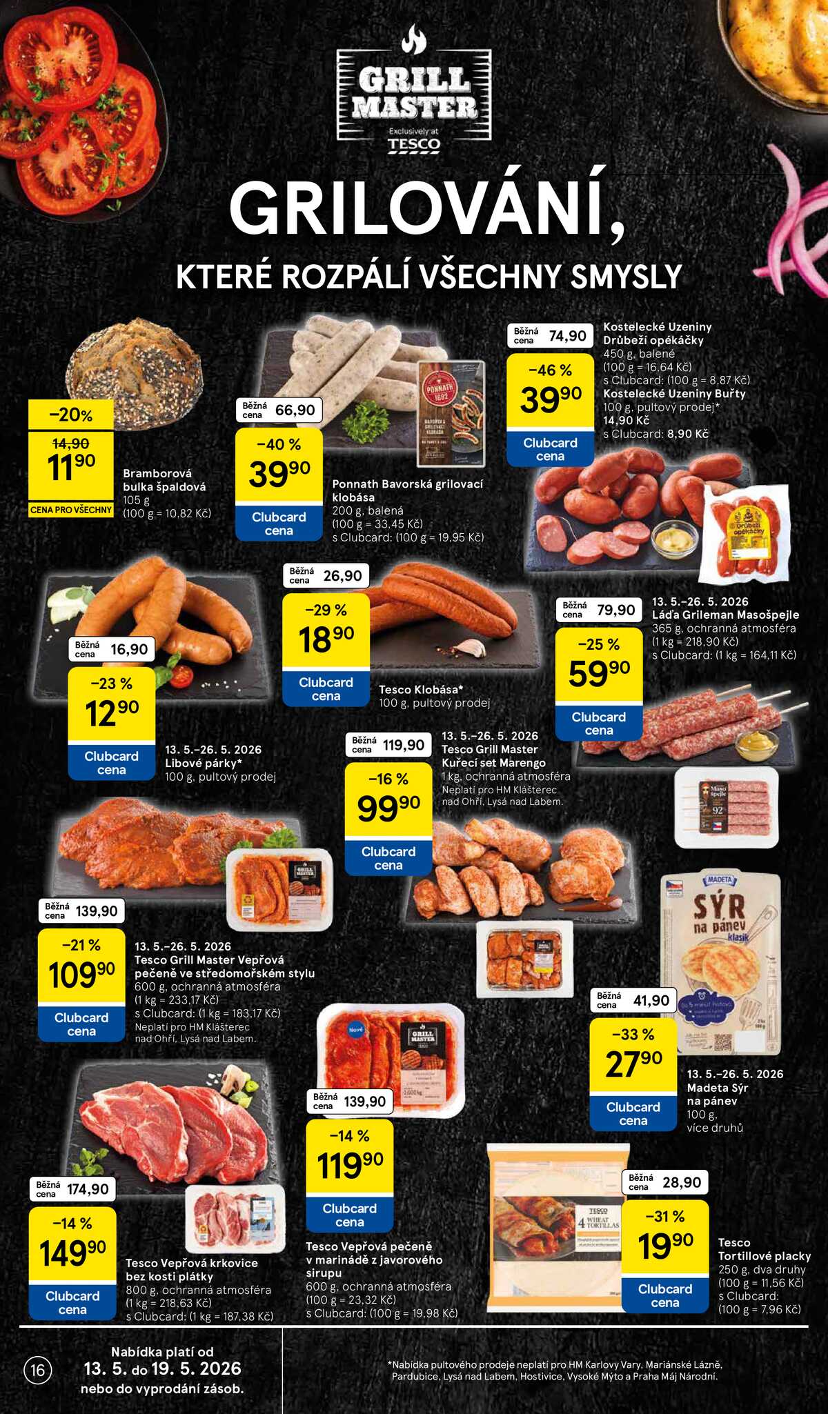 Tesco malé hypermarkety od 13.5. do 19.5.2026 strana 16