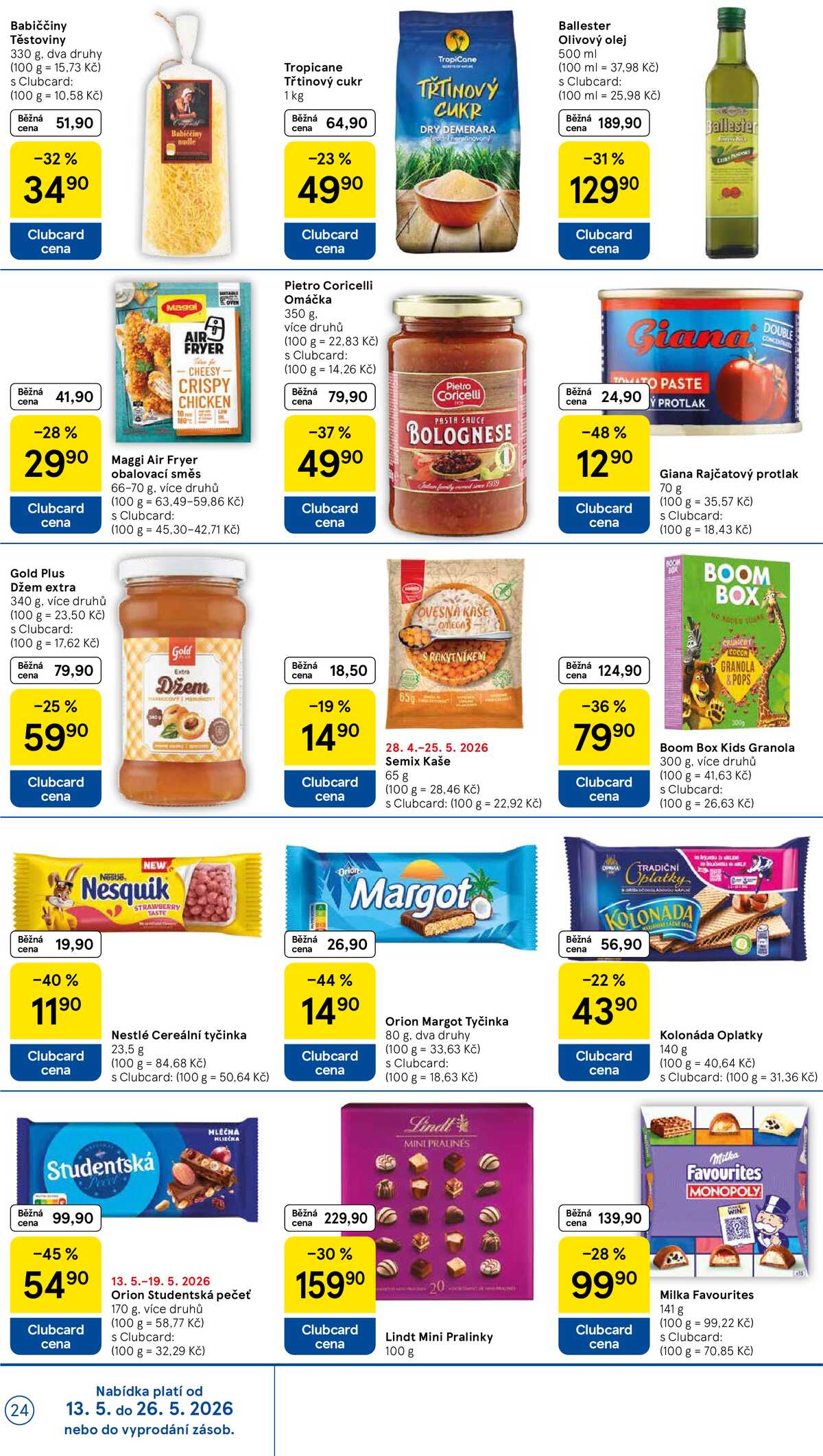 Tesco malé hypermarkety od 13.5. do 19.5.2026 strana 24