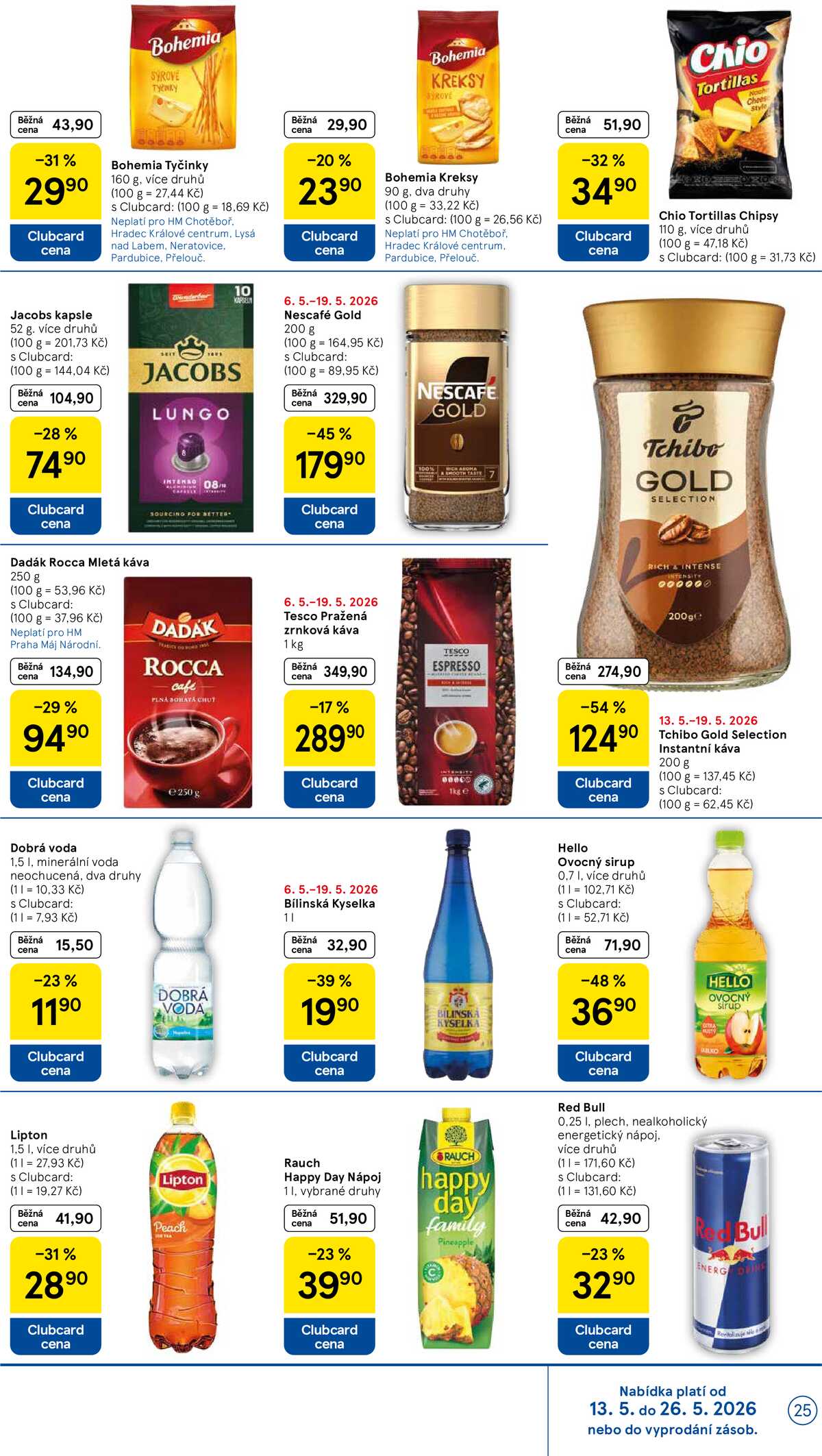 Tesco malé hypermarkety od 13.5. do 19.5.2026 strana 25