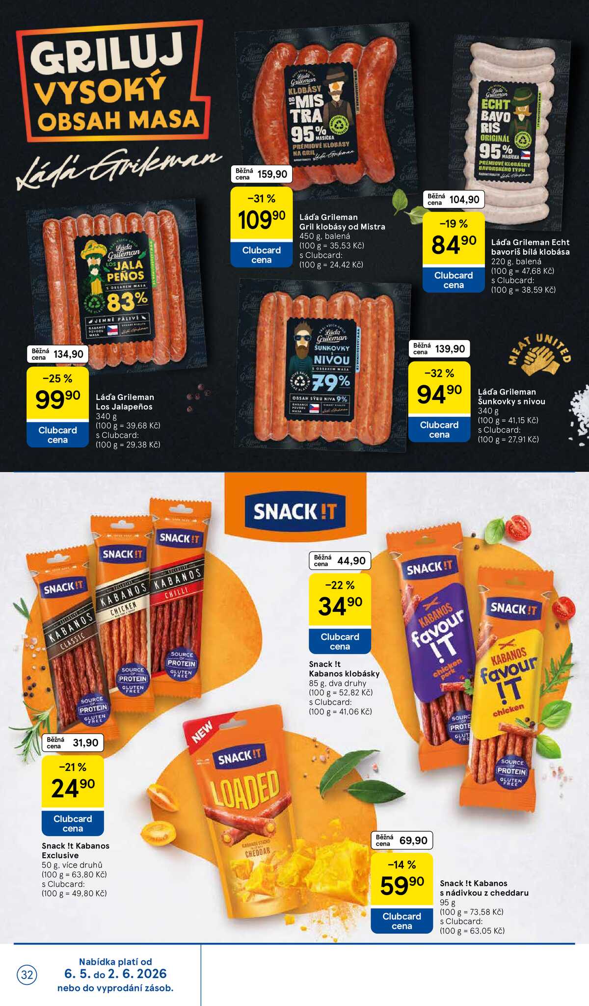 Tesco malé hypermarkety od 13.5. do 19.5.2026 strana 32