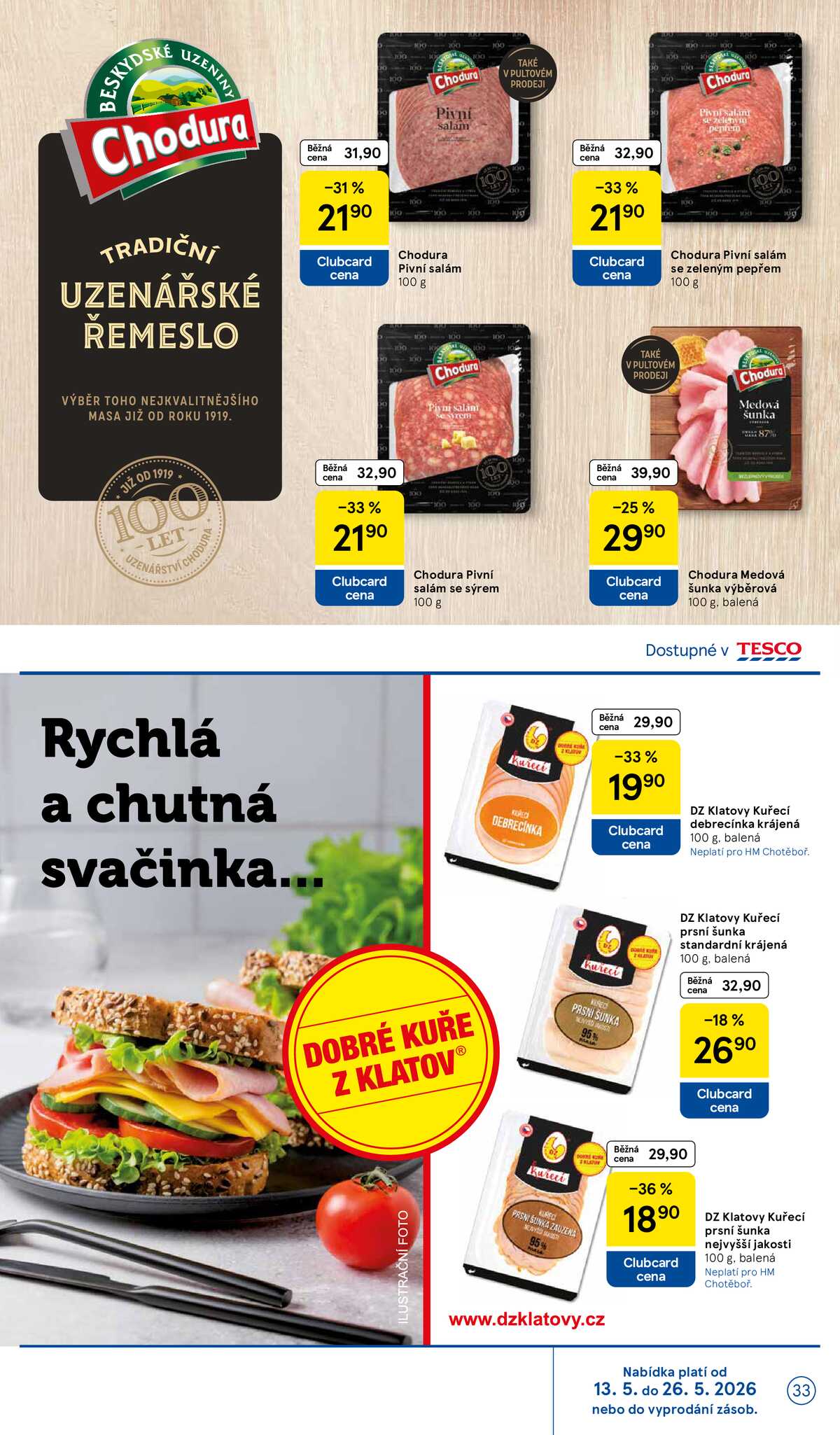 Tesco malé hypermarkety od 13.5. do 19.5.2026 strana 33
