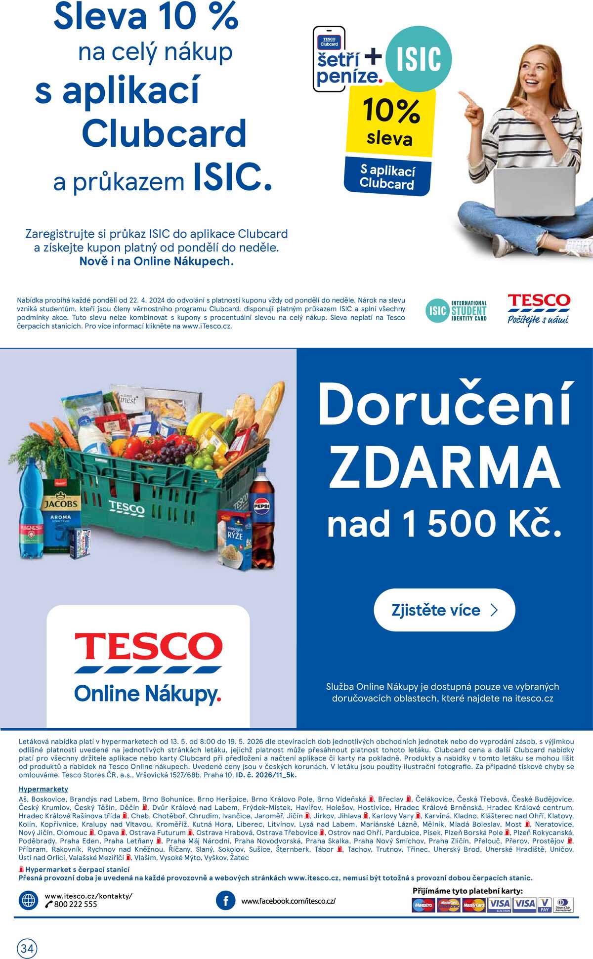 Tesco malé hypermarkety od 13.5. do 19.5.2026 strana 34