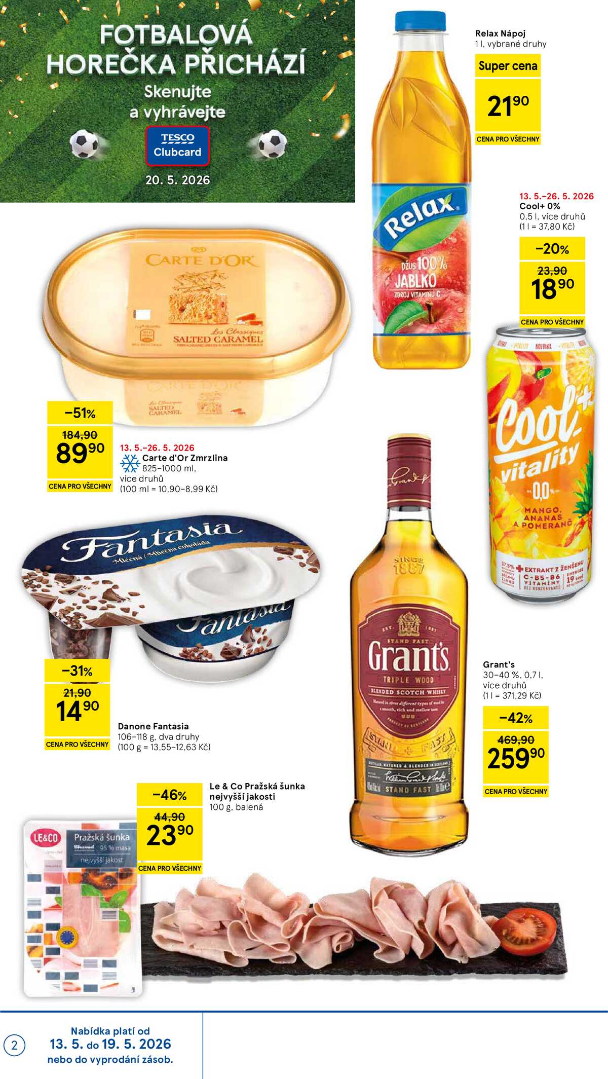 Tesco supermarkety od 13.5. do 19.5.2026 strana 2