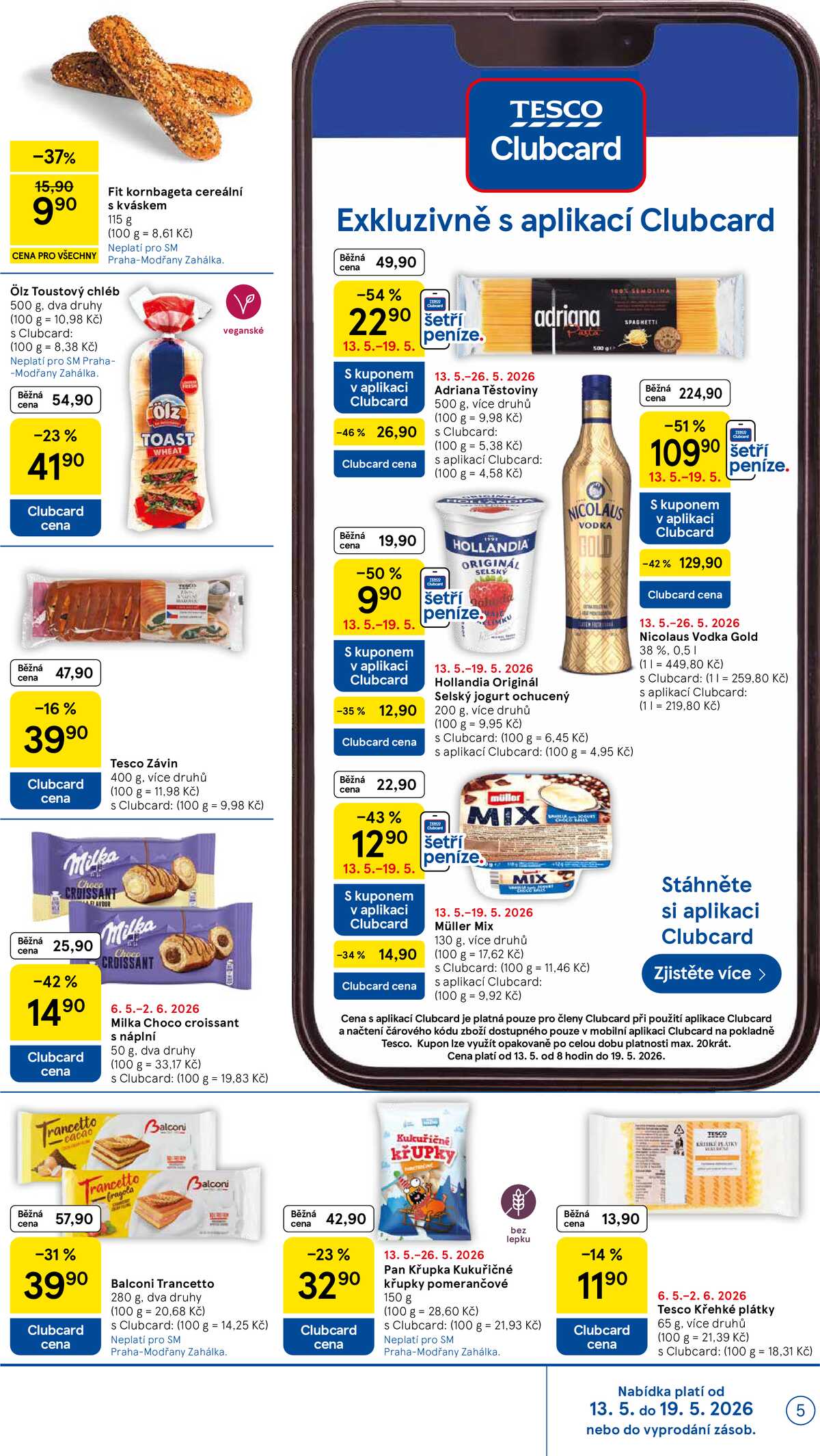 Tesco supermarkety od 13.5. do 19.5.2026 strana 5