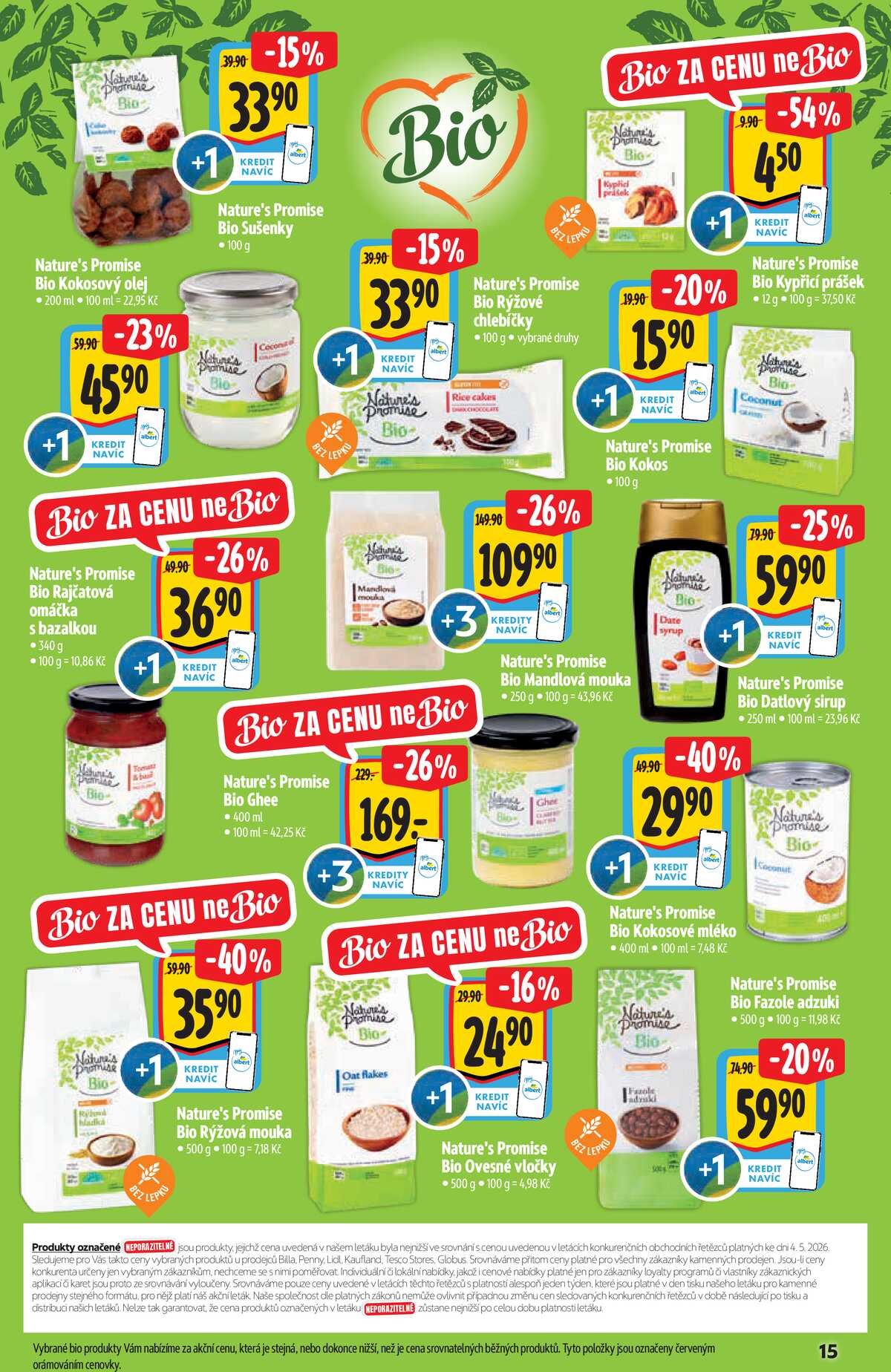 Albert Supermarket katalog Bio od 13.5. do 26.5.2026 strana 15