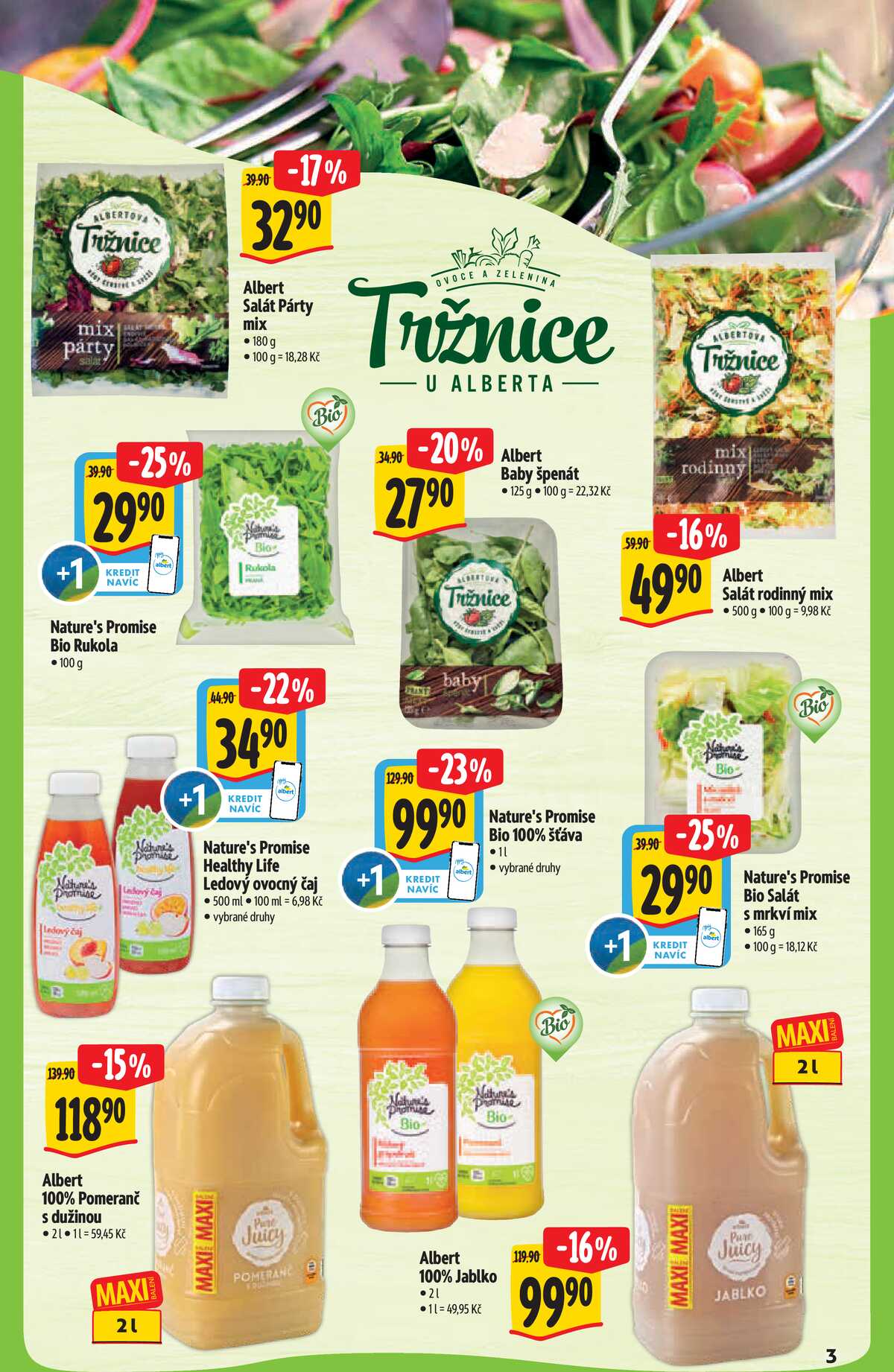 Albert  Hypermarket katalog Bio od 13.5. do 26.5.2026 strana 3