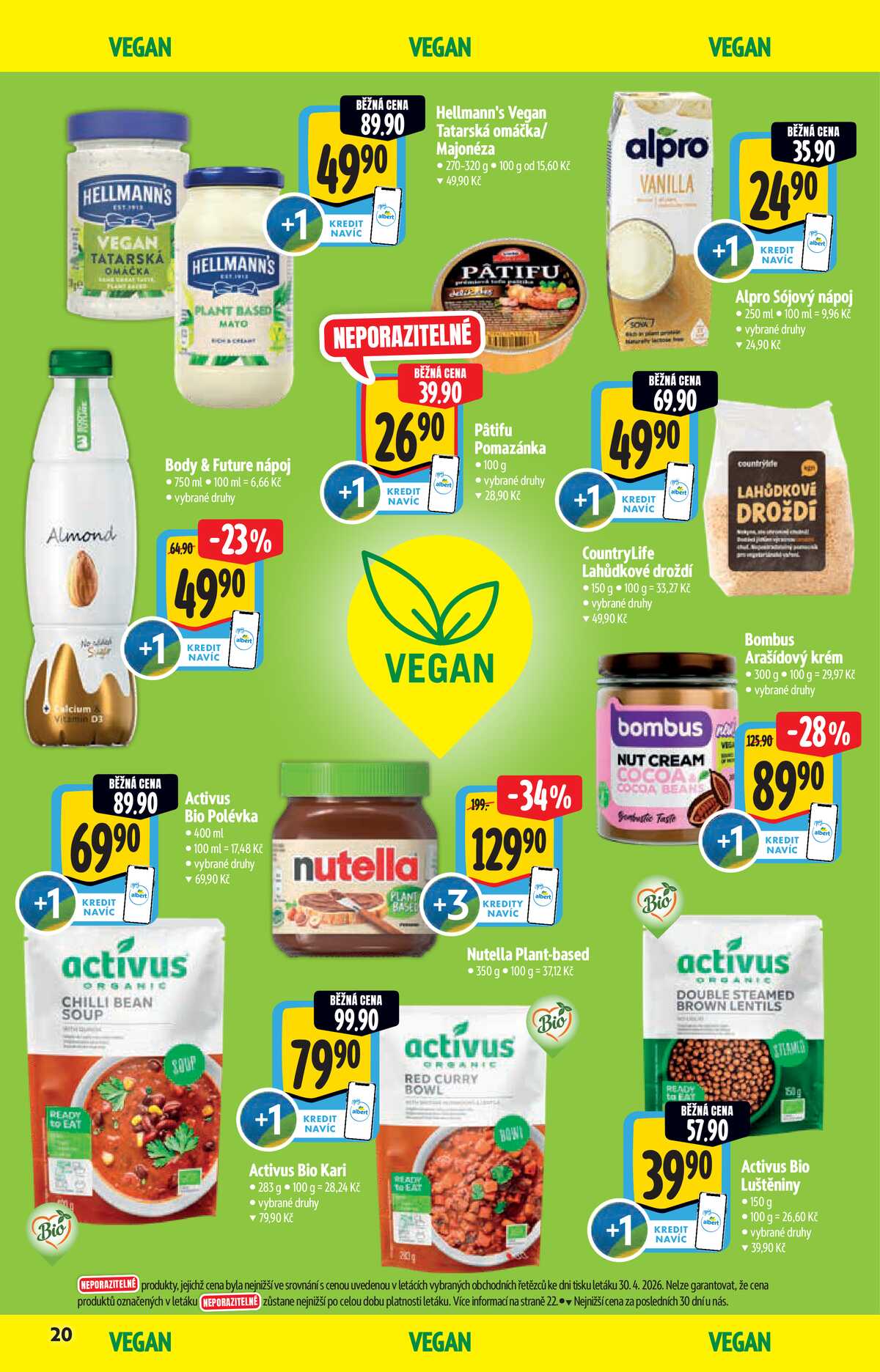 Albert  Hypermarket katalog Bio od 13.5. do 26.5.2026 strana 20