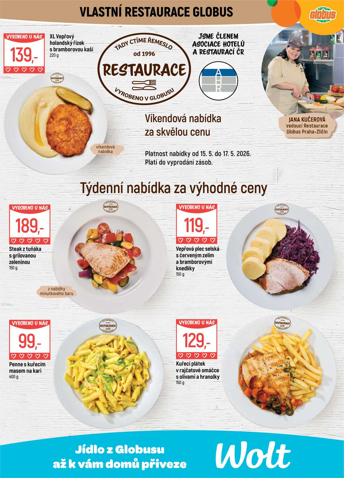Akční leták Globus 13.5. - 19.5.2026 - Globus Praha - Zličín strana 8