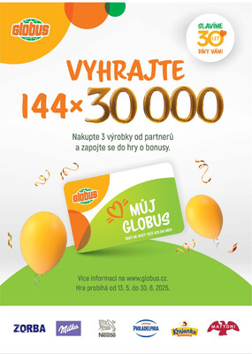 Akční leták Globus 13.5. - 19.5.2026 - Globus Jenišov u Karlových Varů