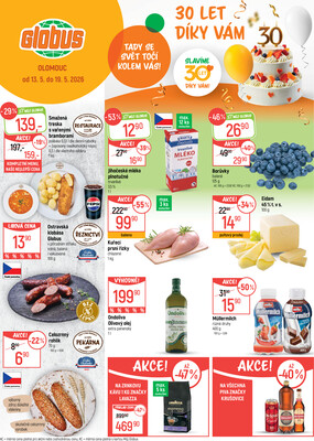 Akční leták Globus 13.5. - 19.5.2026 - Globus Olomouc