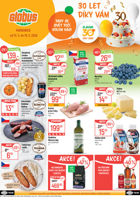 Akční leták Globus 13.5. - 19.5.2026 - Globus Pardubice