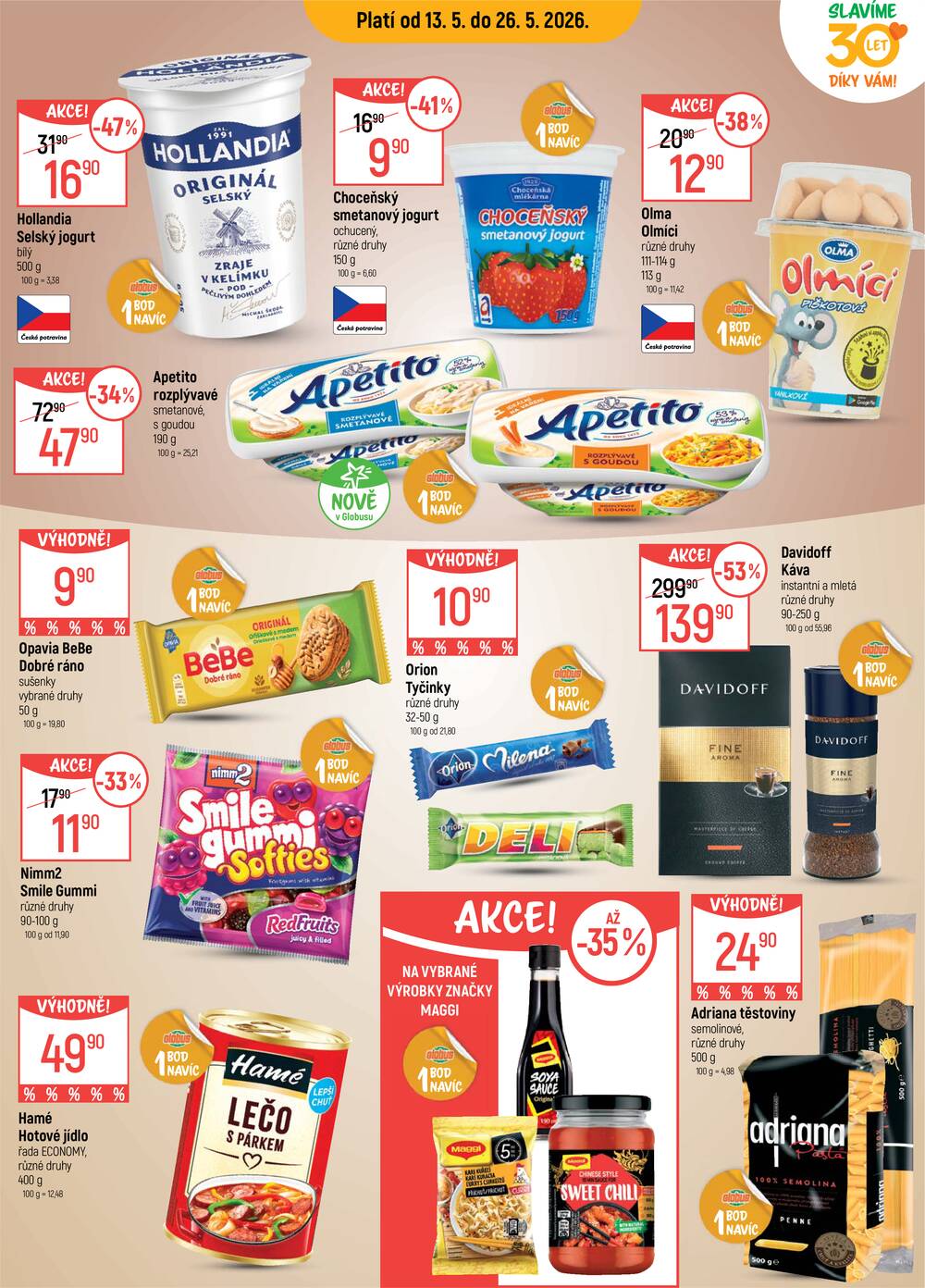 Leták Globus - Akční leták Globus 13.5. - 26.5.2026 - Globus Brno Ivanovice - strana 2