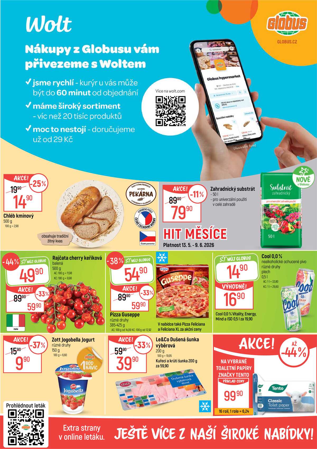 Akční leták Globus 13.5. - 19.5.2026 - Globus Brno Ivanovice strana 2