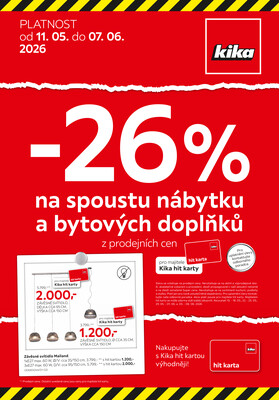 Kika Nábytek letáky
