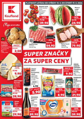 Kaufland 13.5. - 19.5. - Kaufland - Jablonec nad Nisou (U Kostela)