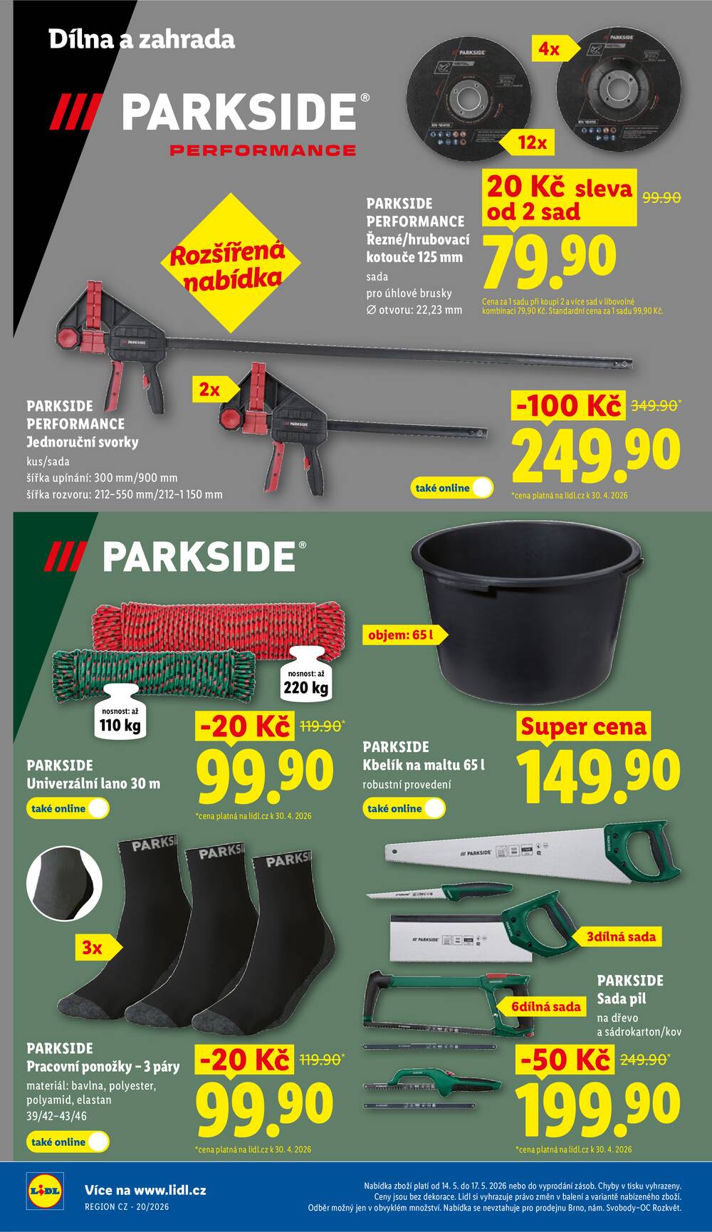 Lidl Čtvrtek od 14.5. do 17.5.2026