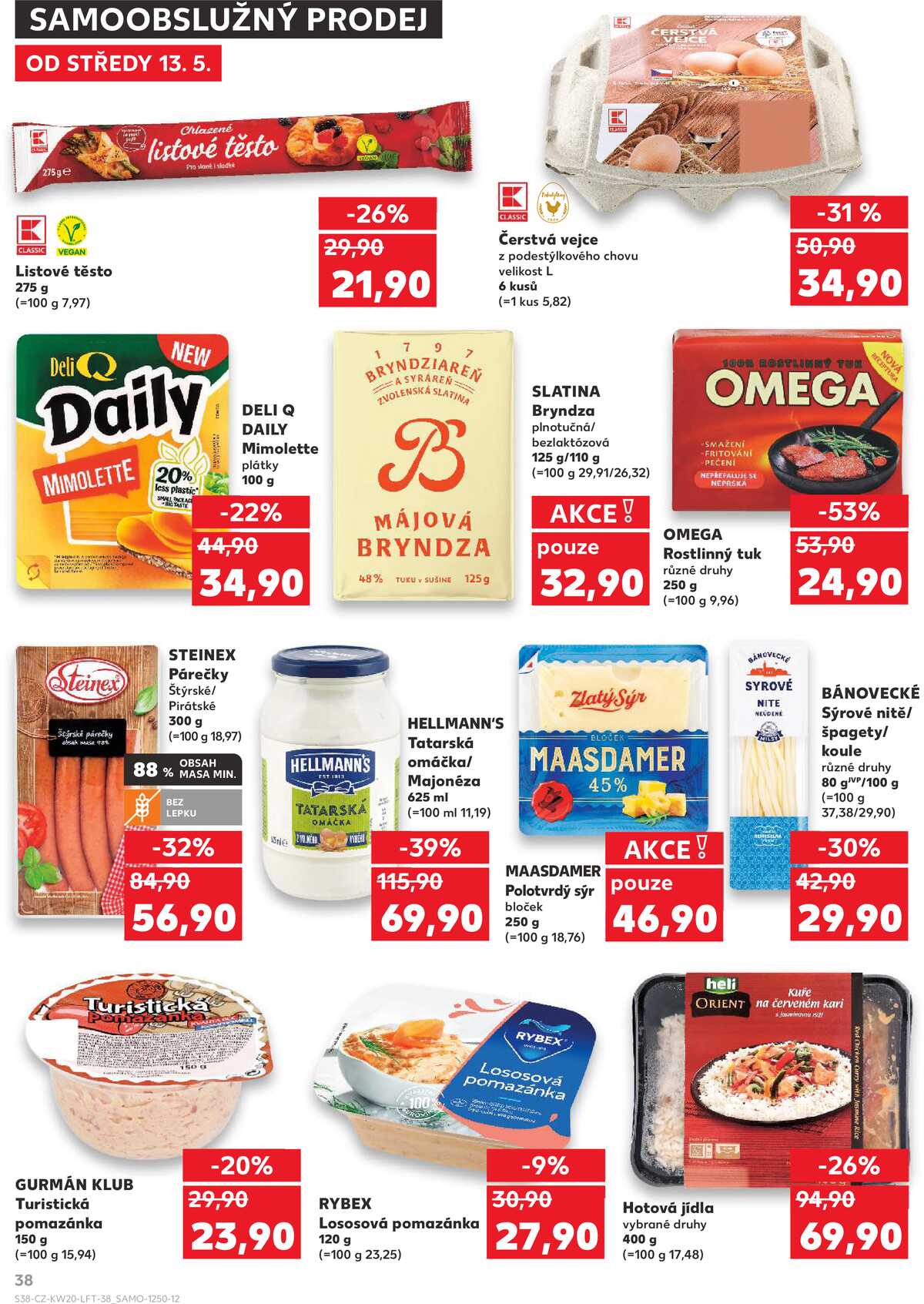 Kaufland 13.5. - 19.5. - Kaufland - Liberec (Dr. M. Horákové) strana 38