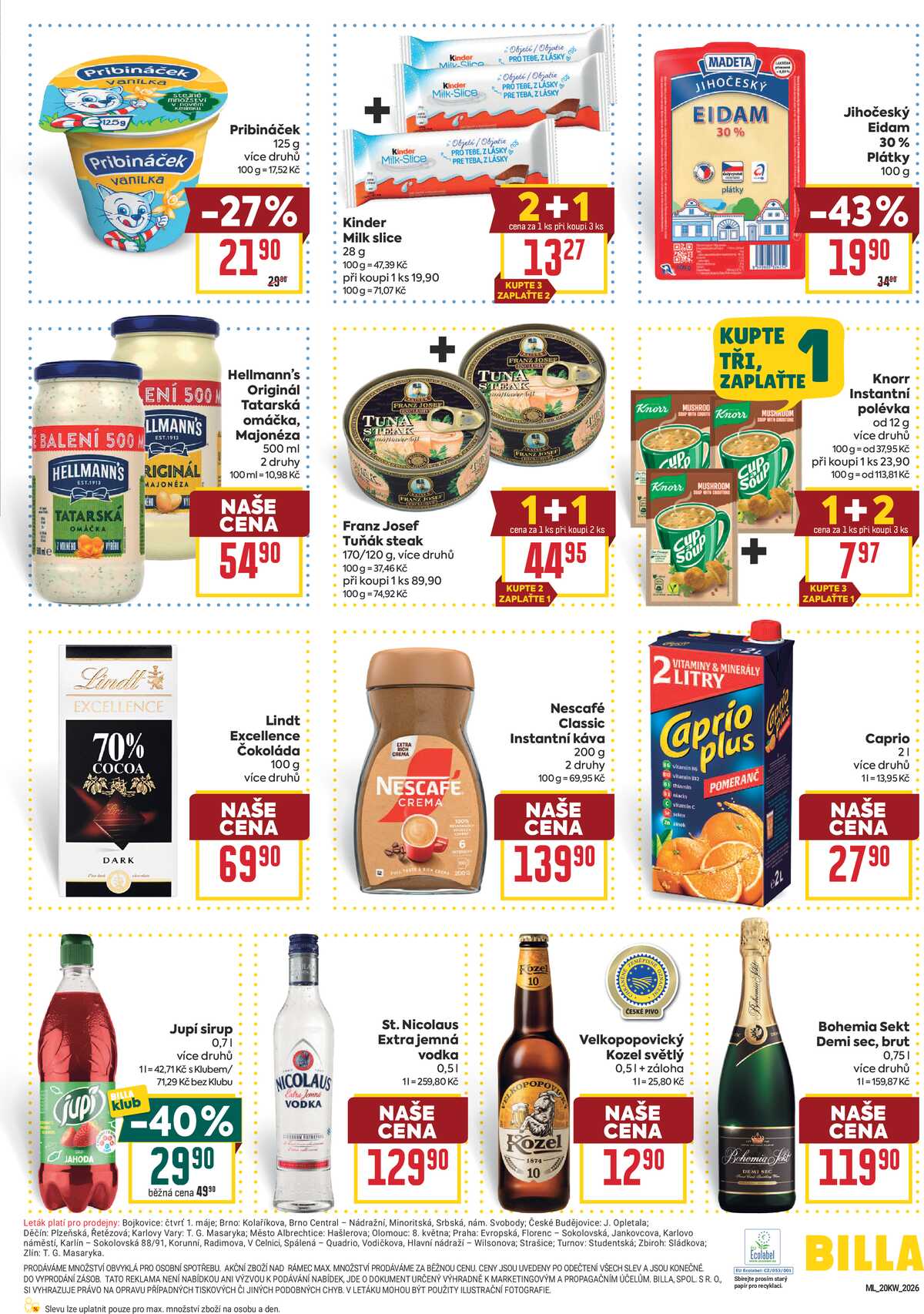 BILLA malý leták od 13.5. do 19.5.2026 strana 3