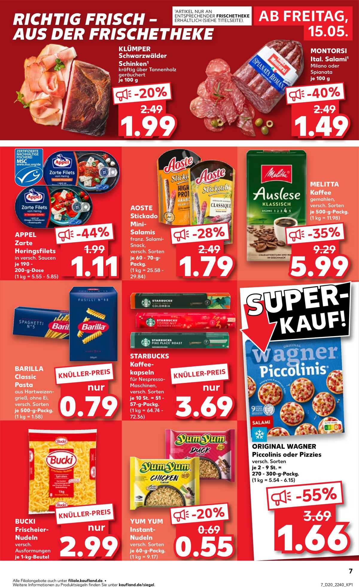 Leták Kaufland Německo 15.5.-20.5.2026 strana 7