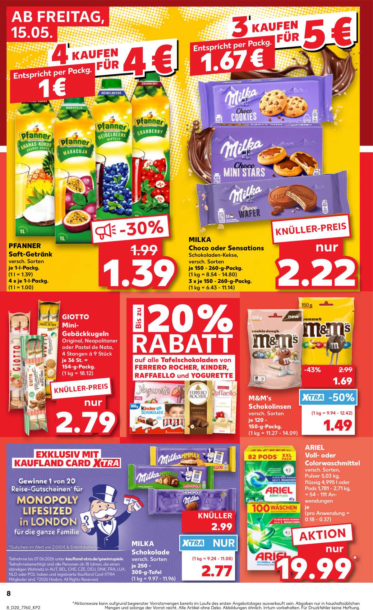 Leták Kaufland Německo 15.5.-20.5.2026 strana 8