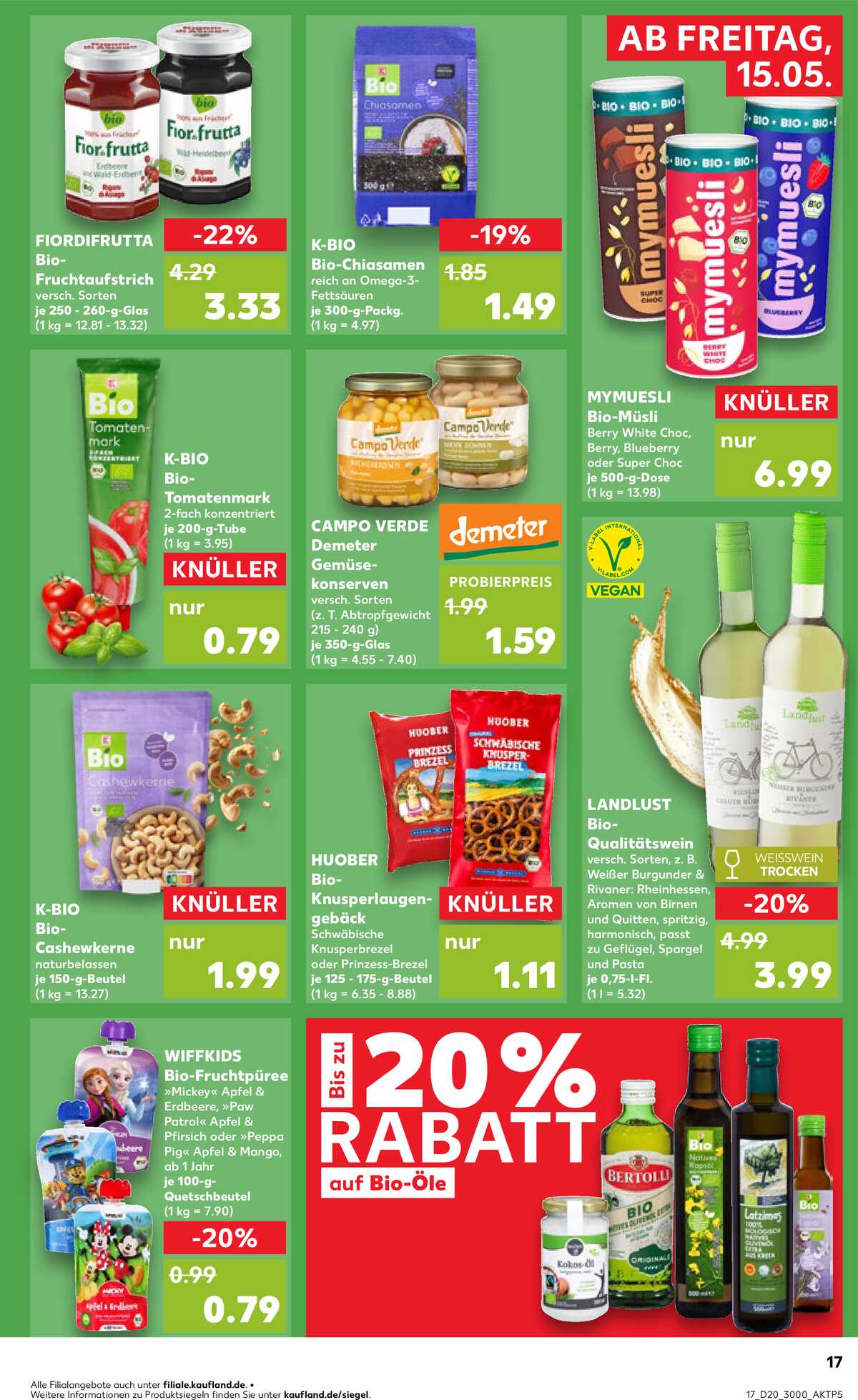 Leták Kaufland Německo 15.5.-20.5.2026 strana 17