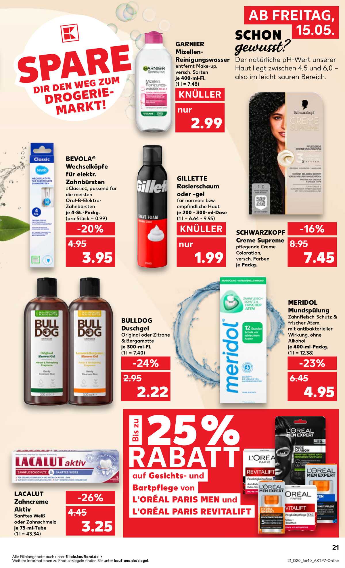 Leták Kaufland Německo 15.5.-20.5.2026 strana 21