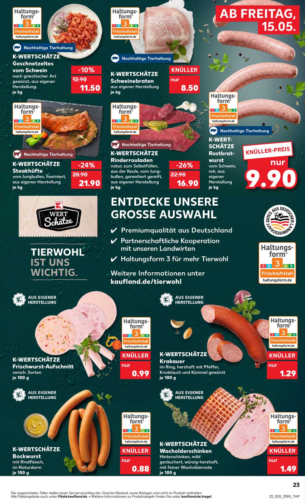 Leták Kaufland Německo 15.5.-20.5.2026 strana 23