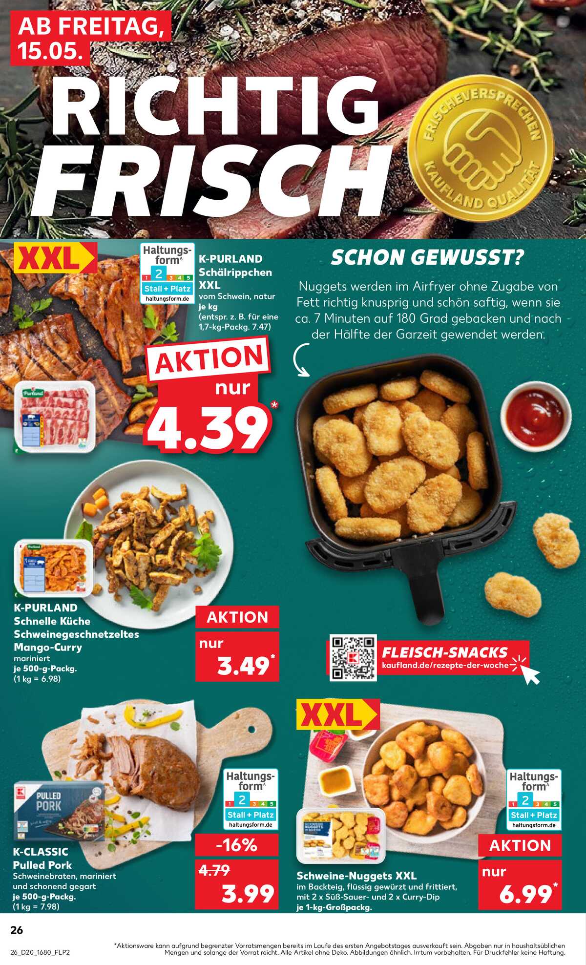 Leták Kaufland Německo 15.5.-20.5.2026 strana 26