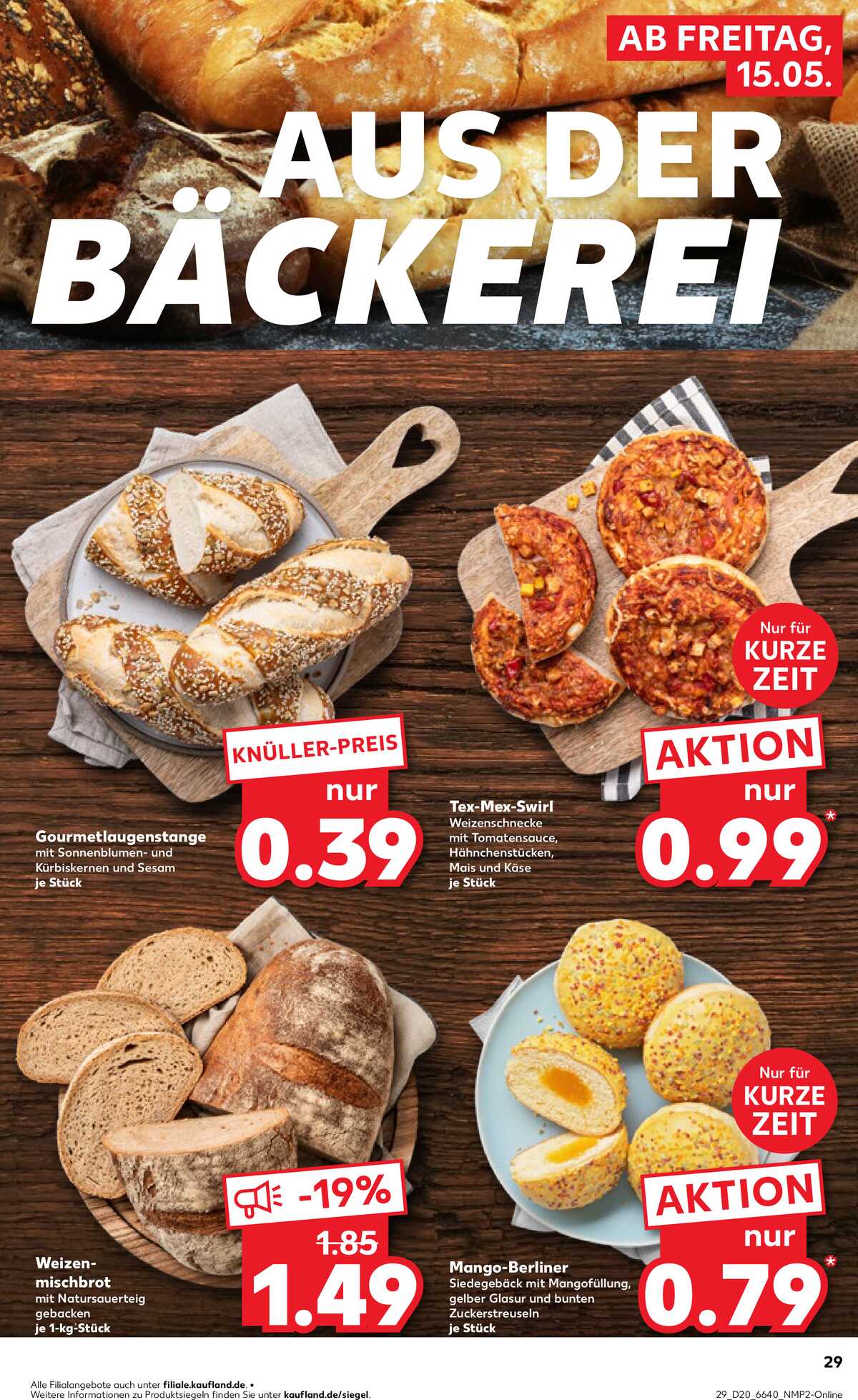 Leták Kaufland Německo 15.5.-20.5.2026 strana 29