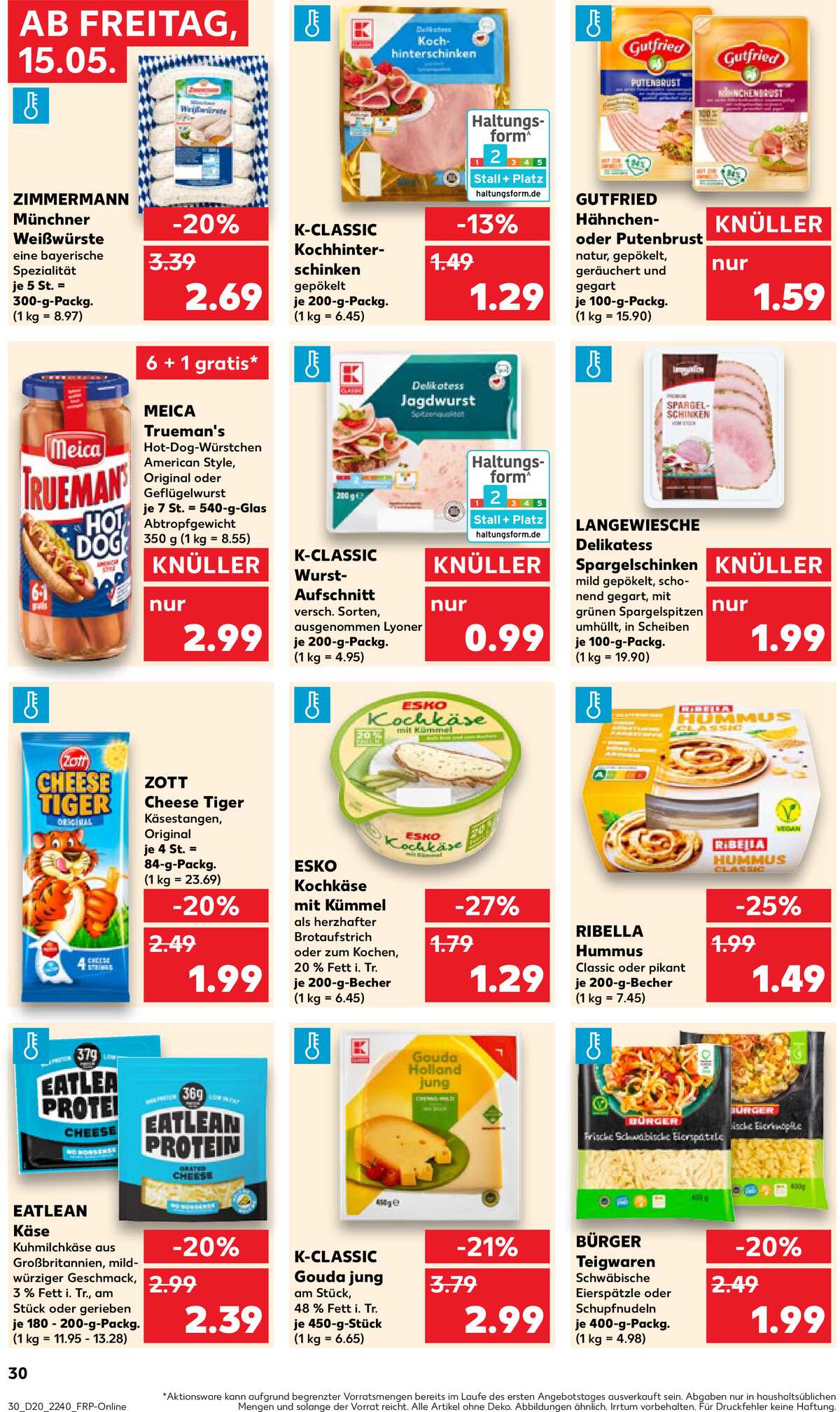 Leták Kaufland Německo 15.5.-20.5.2026 strana 30