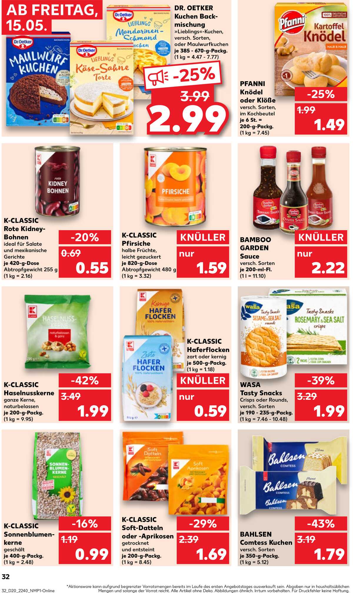 Leták Kaufland Německo 15.5.-20.5.2026 strana 32