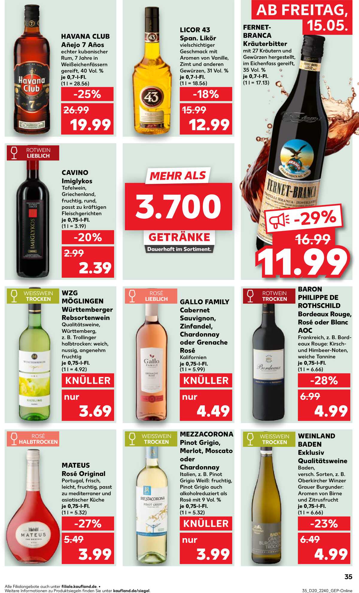 Leták Kaufland Německo 15.5.-20.5.2026 strana 35