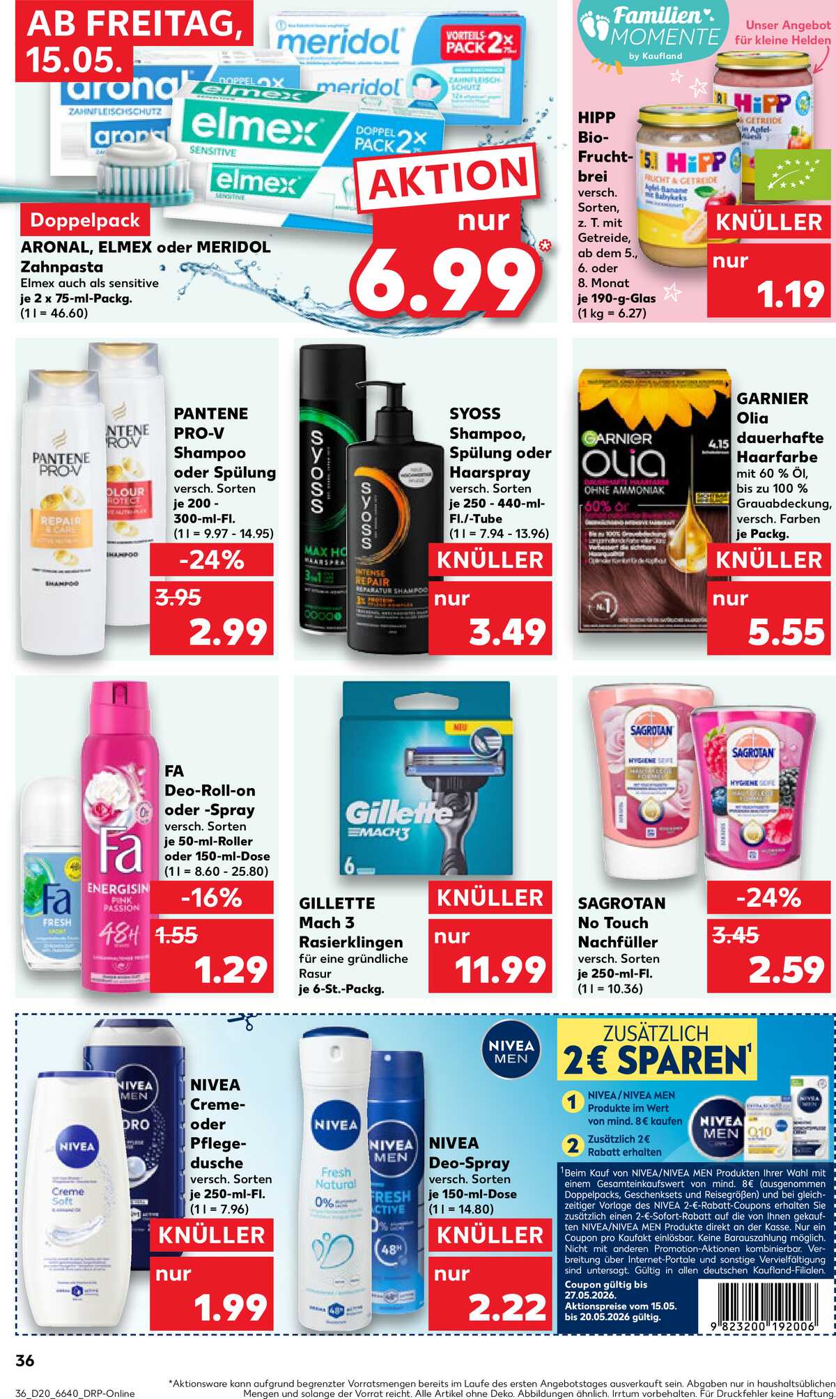 Leták Kaufland Německo 15.5.-20.5.2026 strana 36