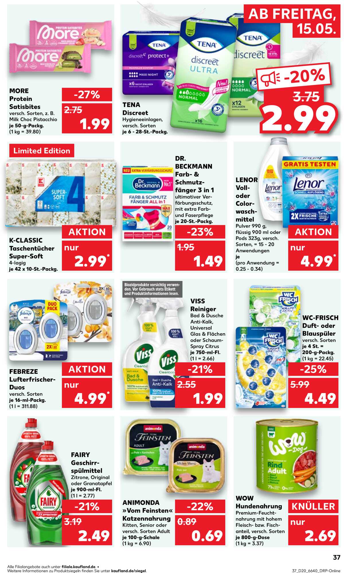 Leták Kaufland Německo 15.5.-20.5.2026 strana 37