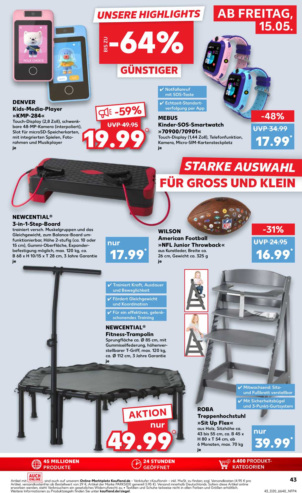 Leták Kaufland Německo 15.5.-20.5.2026 strana 43