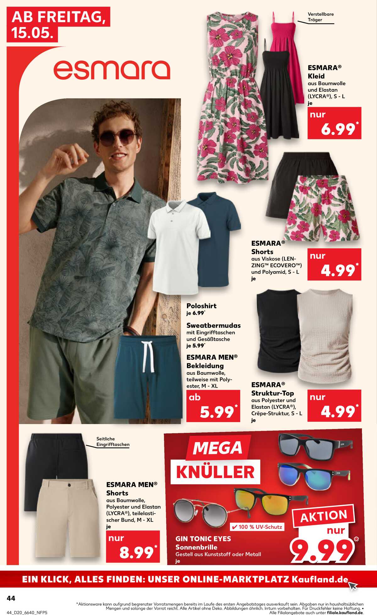 Leták Kaufland Německo 15.5.-20.5.2026 strana 44